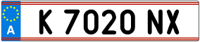 Truck License Plate